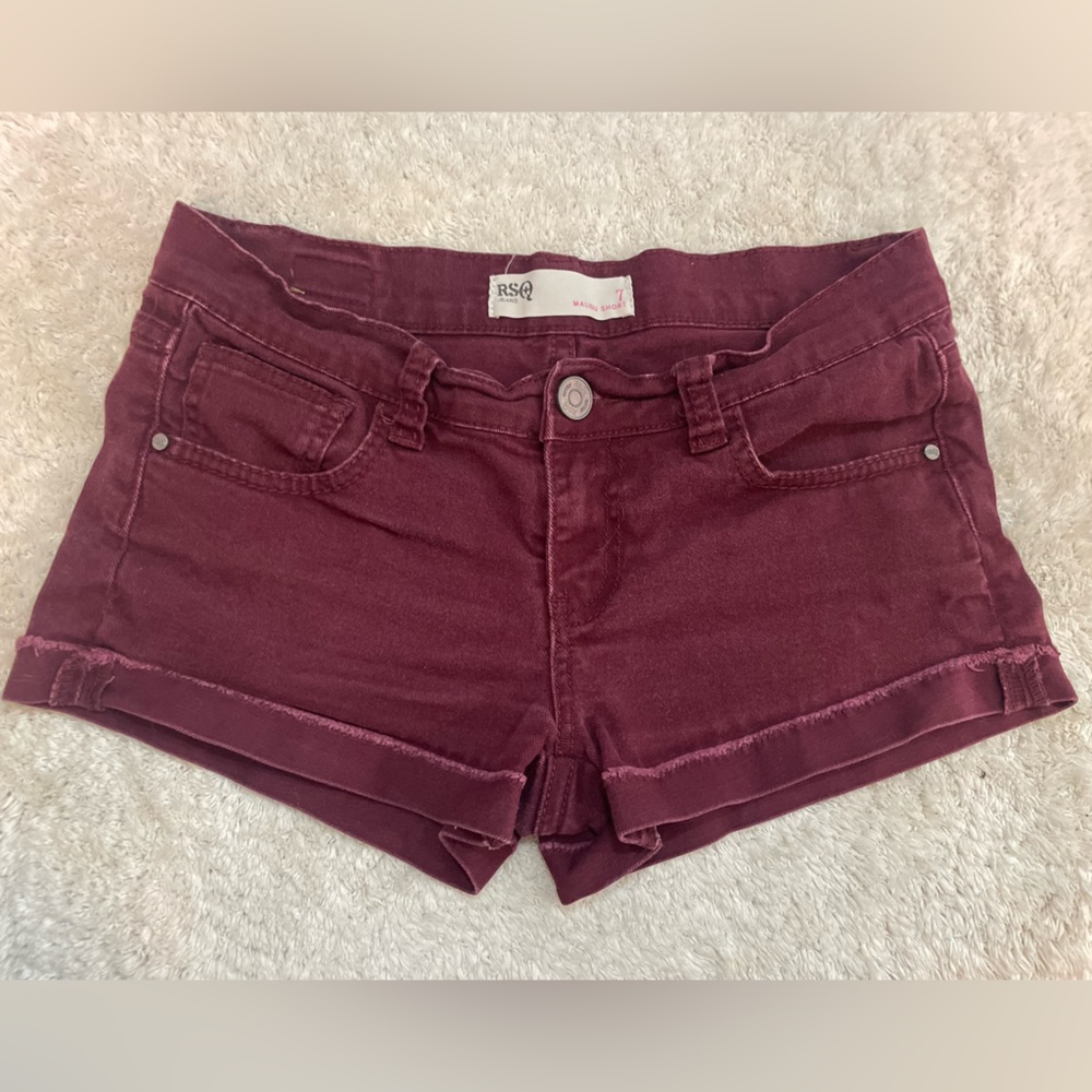 RSQ maroon shorts-Malibu short size 7
